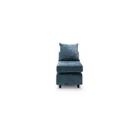 Abakus Direct Harriet Crushed Chenille Extension Unit in Dark Blue Abakus Direct Dark Blue