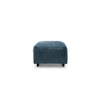 Abakus Direct Harriet Crushed Chenille Footstool In Dark Blue