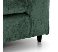 Abakus Direct Harriet Crushed Chenille U-Shape Sofa in Rifle Green Abakus Direct Green