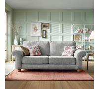 Abakus Direct Ingrid 3 Seater Sofa In Ash Grey