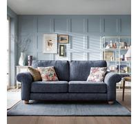 Abakus Direct Ingrid 3 Seater Sofa in Dark Blue Abakus Direct Dark Blue