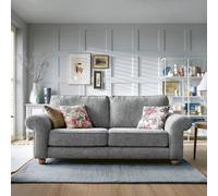 Abakus Direct Ingrid 3 Seater Sofa in Steel Grey in Dark Grey Abakus Direct Dark Grey