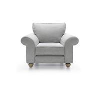 Abakus Direct Ingrid Collection Armchair in Light Grey Abakus Direct Light Grey