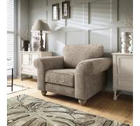 Abakus Direct Ingrid Collection Armchair in Taupe Abakus Direct Taupe