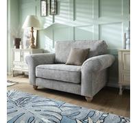 Abakus Direct Ingrid Collection Cuddle Chair In Ash Grey