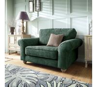 Abakus Direct Ingrid Collection Cuddle Chair In Jungle Green