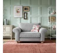 Abakus Direct Ingrid Collection Cuddle Chair In Light Grey