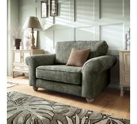 Abakus Direct Ingrid Collection Cuddle Chair In Rifle Green