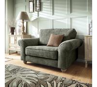 Abakus Direct Ingrid Collection Cuddle Chair in Rifle Green in Pale Green Abakus Direct Pale Green
