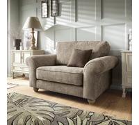 Abakus Direct Ingrid Collection Cuddle Chair in Taupe Abakus Direct Taupe