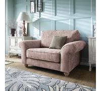 Abakus Direct Ingrid Collection Cuddle Chair In Woodrose