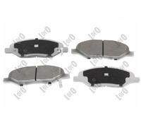 ABAKUS Disc Brake Pad Set 231-01-047 For Nissan With Wear Indicators 2 Per Axle