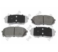 ABAKUS Disc Brake Pad Set 231-01-048 for Hyundai KIA, Reinforced