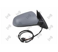 ABAKUS Exterior Mirror 0215M02 Right Convex Heated Electric 5-Pol Grey Primed