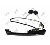 ABAKUS Front Left Door Exterior Handle 132-053-009 For VW 1988-1993 Black