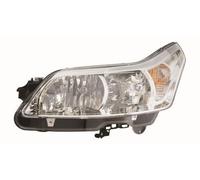 ABAKUS Headlight 552-1121R-LD-EM Right Side With LWR Motor H7/H1
