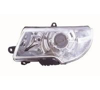 ABAKUS Headlight 665-1116RMLDBEM Right For Skoda H3 H7 Chrome Clear Glass