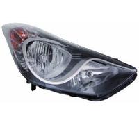 ABAKUS Headlight Main Right 221-1162R-LDEM2 For Hyundai Black ECE