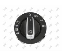 ABAKUS Headlight Main Switch 135-02-019 8-Polig Chrome Black Audi