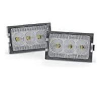 ABAKUS LED License Plate Light L27-210-0001LED For Land Rover, Pair
