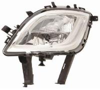 ABAKUS Left Chrome H10 Fog Light 442-2026L-UE1 for Opel (No Bulb, No Mount)
