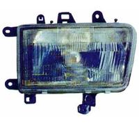 ABAKUS Left Front Headlight 212-1151L-LD-E for Toyota, H4, Black, Without Bulb