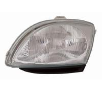 ABAKUS Left H4 Main Headlight 661-1131L-LD-EM for Fiat, Without Bulb