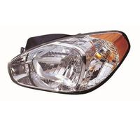 ABAKUS Left Headlight 221-1140L-LD-E For Hyundai Main Headlamp P43t ECE