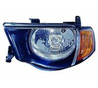ABAKUS Left Main Headlight 214-1180L-LD-EM for Mitsubishi H4 P43t Yellow