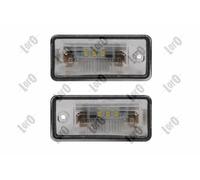 ABAKUS License Plate Light 003-07-901LED LED For Audi, Pair