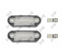 ABAKUS License Plate Light 048-03-905LED LED For Skoda VW, Pair