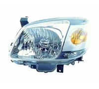 ABAKUS Main Headlight 216-1154R-LDEM2 Right For Mazda Chrome Frame H4