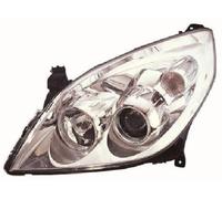 ABAKUS Main Headlight 442-1148R-LDEM1 Right Chrome ECE H1/H7 w/o Bulb for Opel