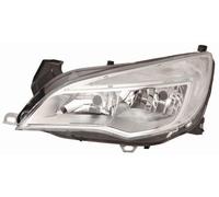 ABAKUS Main Headlight 442-1161RMLDEM1 Right Side for Opel, Chrome Frame
