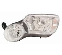 ABAKUS Main Headlight 665-1120RMLDEMF Right Chrome Without Bulb LWR Motor