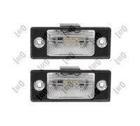 ABAKUS Number Plate Light 053-10-920LED LED for VW, 2-Pin, Pair