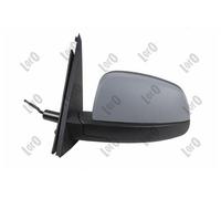 ABAKUS Outside Mirror 2815M03 For Opel Left Aspherical, Cable Adjust, Grey