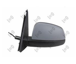 ABAKUS Outside Mirror 2815M03 For Opel Left Aspherical, Cable Adjust, Grey