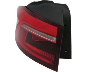 ABAKUS Rear Tail Light 441-19F8L-UE2 Left Outer, No Bulbs, Red Smoke