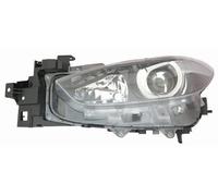 ABAKUS Right Headlight 216-1178RMLDEM2 For Mazda, Black Frame, New