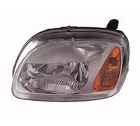 ABAKUS Right Main Headlight 215-1190R-LD-EM For Nissan 2000+ H4 w Blink Yellow