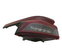 ABAKUS Right Outer LED Tail Light 215-19AXR-UE Smoke Grey Red Lens Clear Turn