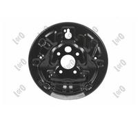 ABAKUS Spritz Shield Brake Disc 131-07-648 For Skoda VW, Black, Rear Right