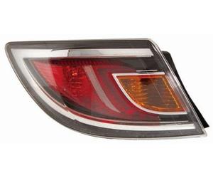 ABAKUS Tail Light 216-1988R-UE For Mazda Right Red Chrome Reinforced W21W W21/5W