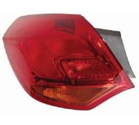 ABAKUS Tail Light 442-1971L-UE Left, Red, Without Bulb Holder