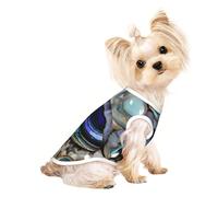 Abalone Nacre Print Dog Shirt Summer Pet T-Shirts Stretchy Cats Dogs Tee Shirt Sleeveless Tank Top Dog Vest
