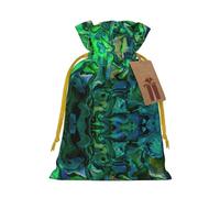 Abalone Nacre Print Drawstring Gift Bags,For Holiday Season,Birthdays,Anniversaries And Any Special Occasion