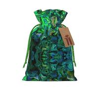 Abalone Nacre Print Drawstring Gift Bags,For Holiday Season,Birthdays,Anniversaries And Any Special Occasion