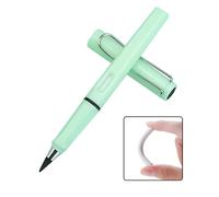 Abamabby Inkless Magic Infinity Pencil With Eraser - Everlasting Reusable Forever Pencil - Macarons Light Green