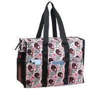 ABAMERICA Nurse Bags for Work Nursing Bag Multiple Pockets Waterproof Organizing Zip Top Clinical Bag for Nursing Students, B05- Nurse Strong Nurse B, Medium (14" L 10" H)